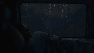Calming Rain Sounds in a Car at Night for Anxiety Relief, Deep Relaxation and Peaceful Sleep