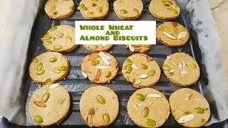 Healthy Whole Wheat and Almond Biscuits|Recipe by Organic Inn