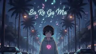 Sa Re Dil 💙 | Anime Lo-Fi Love | Slowed + Reverb
