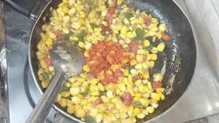 🌽 Sweet Corn Chaat Recipe | Easy & Healthy Evening Snack#shorts 