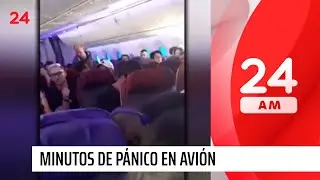 Video muestra minutos de pánico en vuelo entre Sydney y Santiago | 24 Horas TVN Chile