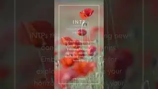 Embrace your love for exploration #MBTI #INTP #Psychology