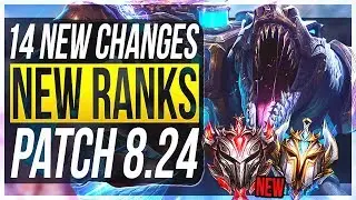 NEW RANKS ARE HERE, NEEKO & MORE!!! - 14 New Changes & OP Champs Patch 8.24 - League of Legends