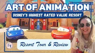 Disney's Art of Animation Resort | Little Mermaid Room & Resort Tour | Pet Friendly Disney Resort