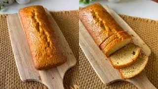 Easy Delicious Bakery Style Lemon Pound Cake Recipe | Evening Snack 