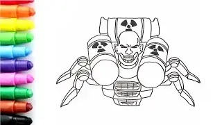 How To Draw Acid Claw Strider Toilet (SKIBIDI TOILET 73)