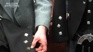 Kilt Pack Jacket Button Options | Houston Kiltmakers Scotland