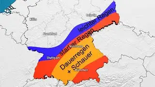 Tief Daniel beschert uns unwetterartigen Dauerregen am Wochenende