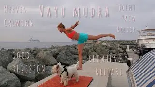 Vayu Mudra: Air Balancing. For digestion, bloating release, calming the nerves, joint pain relief.