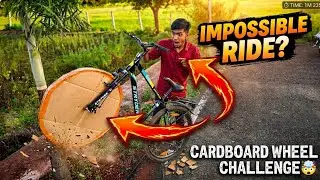 Can a Cardboard Wheel ACTUALLY Replace a Bicycle Tire ❓😲
