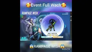 Free Fire RAMPAGE WISH Event | Rampage Wish | Invest 1000 Dimonds #shorts #rampage #wish #free_fire