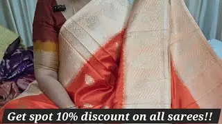 REPUBLIC DAY SPECIAL DISCOUNT SALE ON PURE CHINNON VISCOSE SAREES | 8688637474