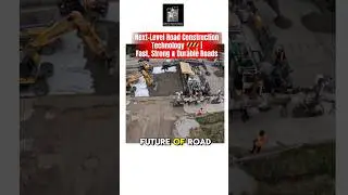 Next-Level Road Construction Technology 🚧 | Fast, Strong & Durable Roads #technology #construction