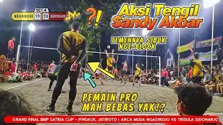 AKSI TENGIL SANDI AKBAR DI LAGA FINAL BBP SATRIA MUDA CUP BAWA TRISULA JUARA - SET 4