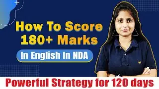 How to score 180+ in English in NDA 2021 | NDA English strategy for scoring 180+ marks by MJs |