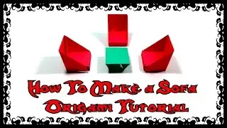 How To Make a Paper Sofa With Table (Origami Tutorial) Step By Step - Paper Make BD