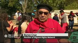 CBC Vancouver - Protesters March For Migrant Rights