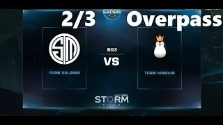 Team SoloMid vs Team Kinguin - 2/3 Overpass. Мажор ESL One Colonge 2015. Playoff 1/4 Стадия. CS:GO