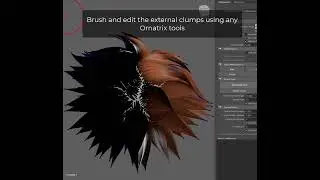 Ornatrix Maya V5 Beta:  Convert Clumps to External