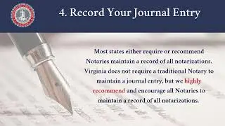 Commonwealth of Virginia Notary Orientation Video