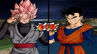 GOKU BLACK (SUPER SAIYAN ROSE) VS FUTURE GOHAN (BOTH ARMS) Dragon Ball Z: Budokai Tenkaichi 3