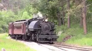 2-6-6-2T No. 110 Black Hills Central Railroad articulated Mallet.