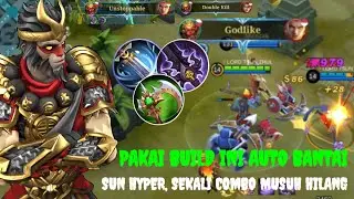 Gameplay Sun Hyper, Sekali Combo Musuh Lnsung Hilang //The Best Build Sun 2022 //mlbb //lordtsunzhul