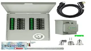 Nature's Generator Transfer Switch12 Circuits 120 240V 50A Non Automatic UL Power Transfer