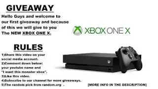 Giveaway - XBOX ONE X [OPEN]