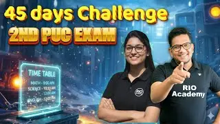 2nd puc Exams 2026 | 45 days Challenge |