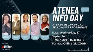 The Countdown is on for the ATENEA-MSCA Cofund Info Day!