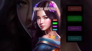 neon button || html and css tutorial || css button || coding easy || css neon button