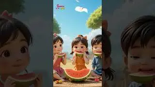தர்பூசணி பாடல் - குழந்தைகள் பாடல் | Tamil Nursery Rhymes for Children's | Watermelon | Shorts