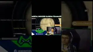 😱Mortal Shocked Random 😈Teammate #shorts #shortsvideo #youtubeshorts