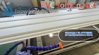 How to manufacture the PVC Soffit panel ?Let's take a look #pvcsoffitpanel #pvcvinylsidingpanel