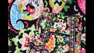 Huge Disney Vera Bradley Midnight with Mickey Collection and Review
