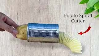 Сделайте потрясающую спиральную картофелемялку.