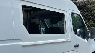 Renault master window install