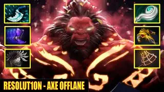 VP.RESOLUT1ON: AXE PRO OFFLANE Deep Cutting Wave Fast Dagger Aggressive Hunting Beyond Godlike Dota2
