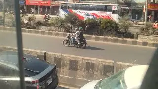 এয়ারপোর্ট থেকে যাত্রাবাড়ী যাওয়ার রাস্তার পরিস্থিতি। AHtv