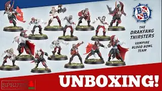 Blood Bowl Vampires Unboxing The Drakfang Thirsters