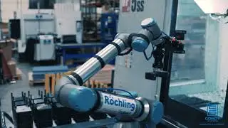 Rochling Industrial increases productivity 30% with a CNC machine tending cobot from Cobot System