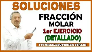 Paso a paso para 𝐂𝐀𝐋𝐂𝐔𝐋𝐀𝐑 𝐥𝐚 𝐅𝐑𝐀𝐂𝐂𝐈𝐎𝐍 𝐌𝐎𝐋𝐀𝐑 𝐝𝐞 𝐮𝐧𝐚 𝐒𝐎𝐋𝐔𝐂𝐈𝐎𝐍 𝐐𝐔𝐈𝐌𝐈𝐂𝐀 𝟐𝟎𝟐𝟎 (1er ejemplo detallado)