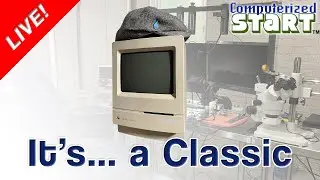 Macintosh Classic: To Chime or Not to Chime After the Analog Board Recap? (Computerized Start™ Live)