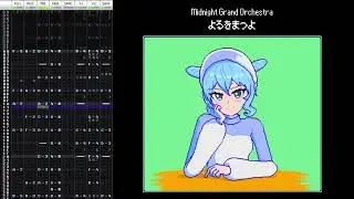 Midnight Grand Orchestra - 夜を待つよ [8-bit remix] [VRC6]