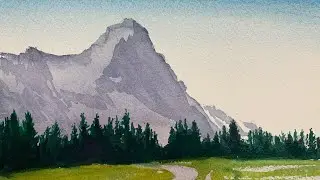 Watercolour Youtube - Painting the North Face of the Eiger, Switzerland