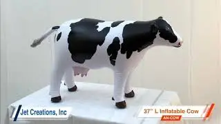Jet Creations, Inflatable Cow, 37 inch Long [AN-COW]