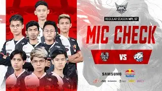 MIC CHECK ALTER EGO VS EVOS | MPL S7 WEEK 4