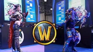World of Warcraft Nightmare Ysera and Tarecgosa Cosplay at Comic Con Russia 2018