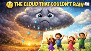 The Cloud That Couldn't Rain - Moral Stories for Kids | Short Story on Overcoming Fear